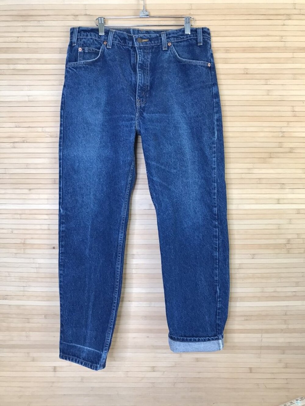 VTG Levis 505 Orange Tab 90s Denim Jeans 36x30 (act 34x30) Regular Fit Straight - Picture 3 of 12